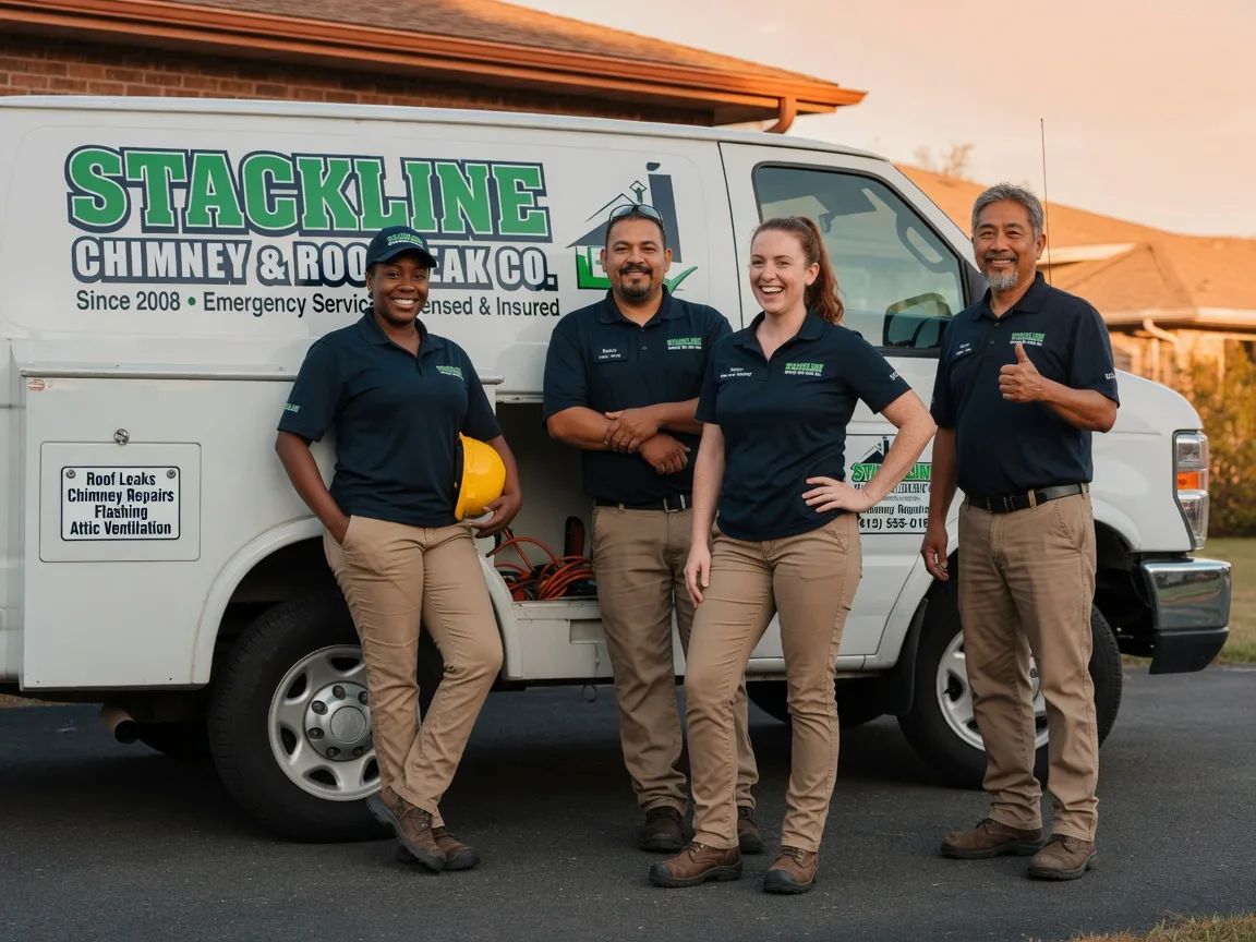 Chimney flashing repair company in Megargel, TX